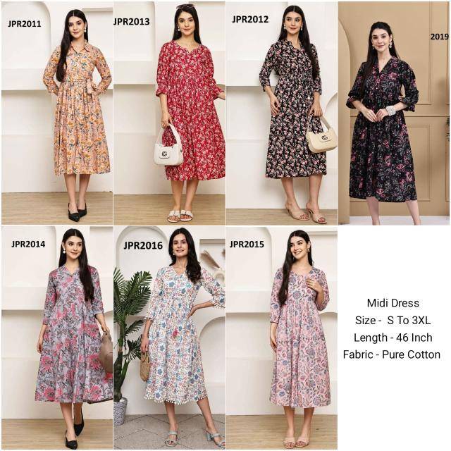 Shorya midi dress Kurti manufacturers in Hyderabad